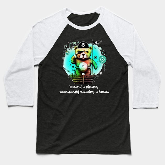 Barely a Pirate Baseball T-Shirt by All Aces